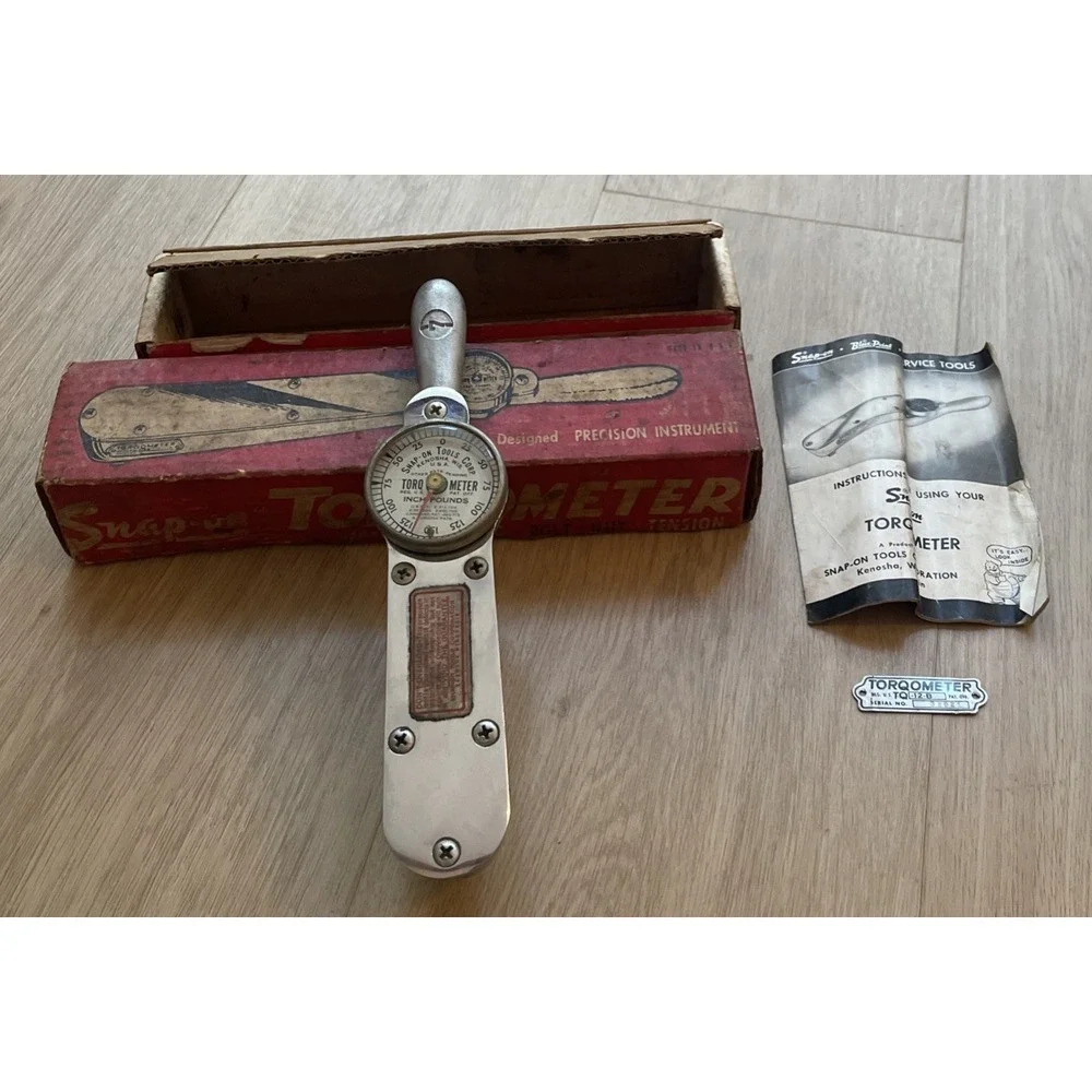 Vintage Snap On Torqometer TQ12 B 3/8